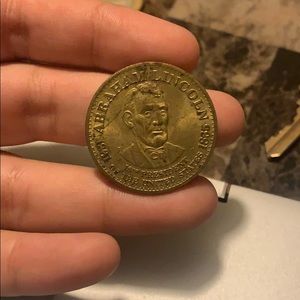 Very old rare coin of Abraham Lincoln